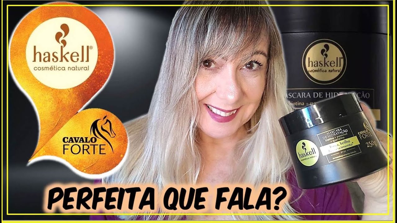 🧡RESENHA MÁSCARA CAVALO FORTE DA HASKELL- É TUDO ISSO QUE FALAM?