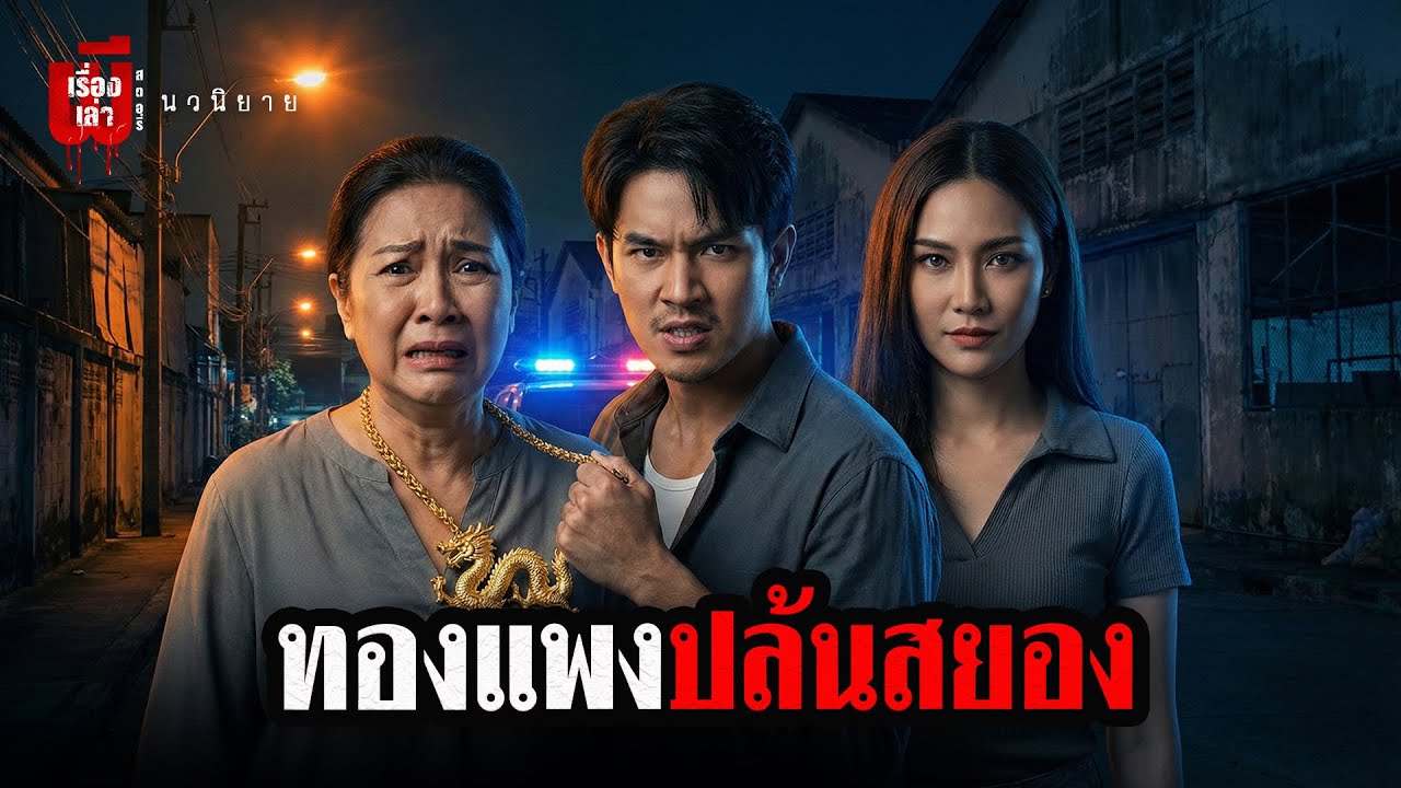 ทองแพงปล้นสยอง (เรื่องเล่าผีสตอรี่) เห็นสาวใหญ่ใส่ทองเส้นโตมาทำงาน หนุ่มหลอกล่อตีสนิทปล้น