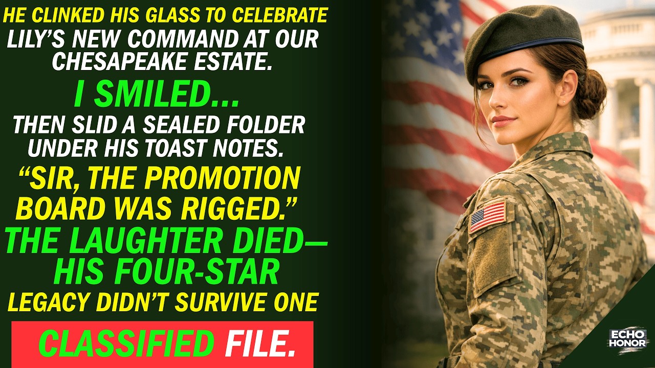 Dad toasted Lily—so I handed him the classified file that ended his four-star career.