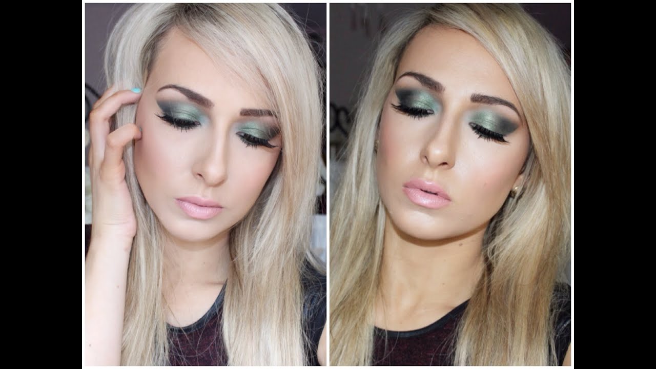♡Olive and forest green Smokey Eyes ♡ Shaaanxo inspired turorial