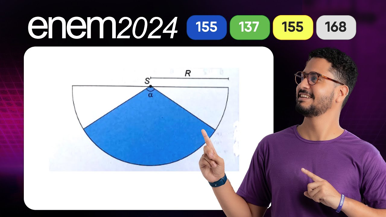 Questão 155 - Caderno Azul | Geometria Plana | MATEMÁTICA ENEM 2024