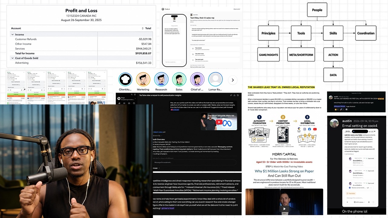10,000 Hours of Running a 1-person $16M AI Business in 34 minutes