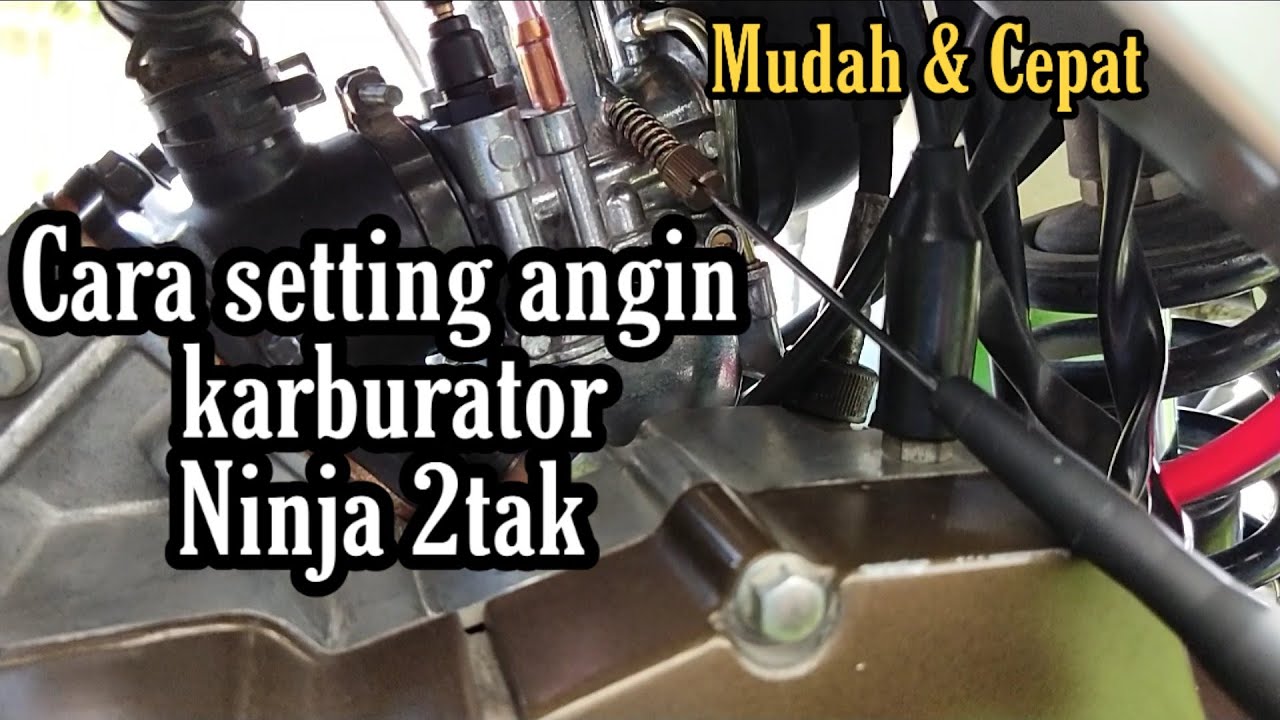Cara setting angin ninja R/SS dengan mudah