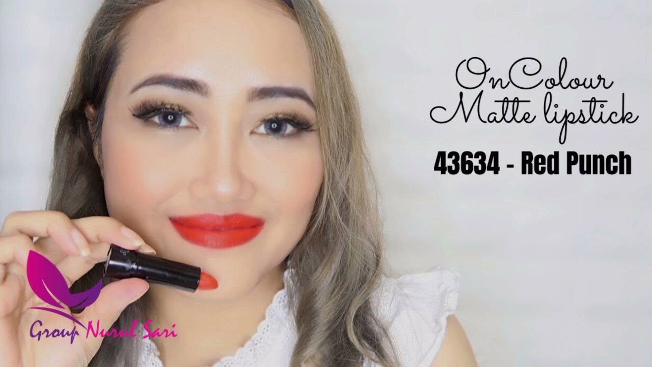 Swatches all Colour OnColour Matte Lipstick Oriflame