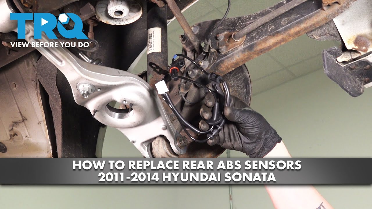 Как заменить задние датчики ABS на Hyundai Sonata 2011-2014