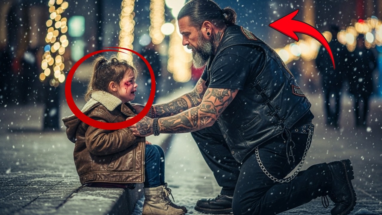 Abandoned on Christmas Eve—One Biker’s Unexpected Choice Changed Her Life Forever!