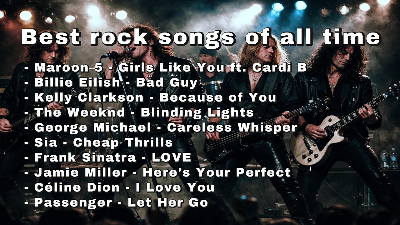 Maroon 5 , Kelly Clarkson, Passenger,  Frank Sinatra, Céline Dion  Best rock cover songs