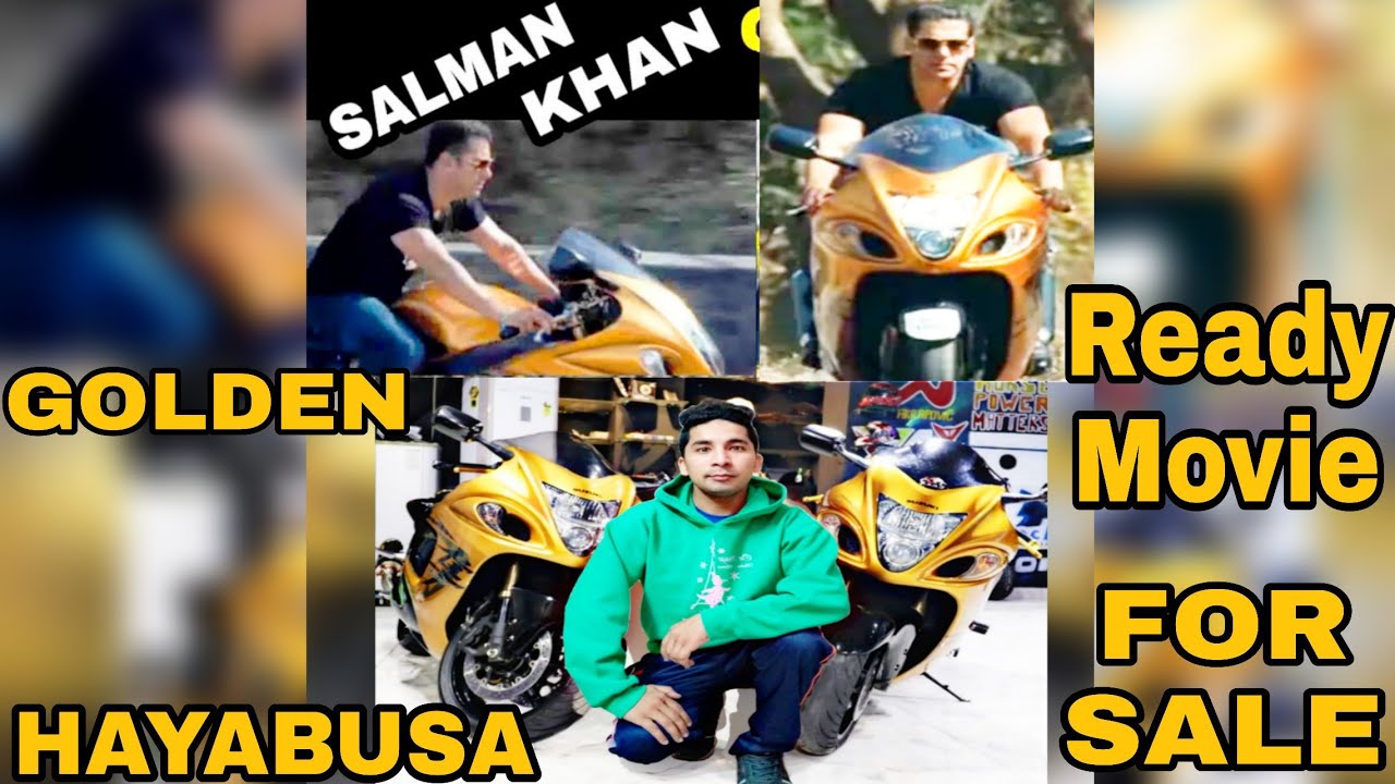 Salman Khan Ki Bike | Golden Hayabusa For Sale | Ready Movie Special Bike | Superbikes World Goldy