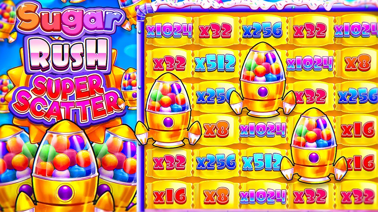 THIS SETUP WAS CRAZY ON THE NEW SUGAR RUSH SUPER SCATTER!! (Bonus Buys)