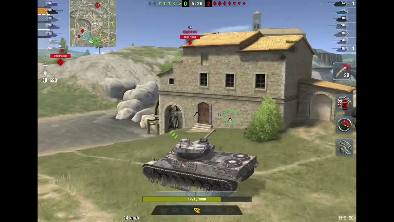 World of tanks blitz Somua SM gameplay 