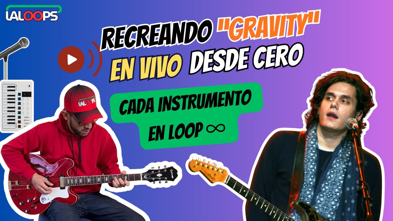 ¿Cómo sustituir a toda la banda de John Mayer con un solo músico? | Gravity (Loops en Vivo) 