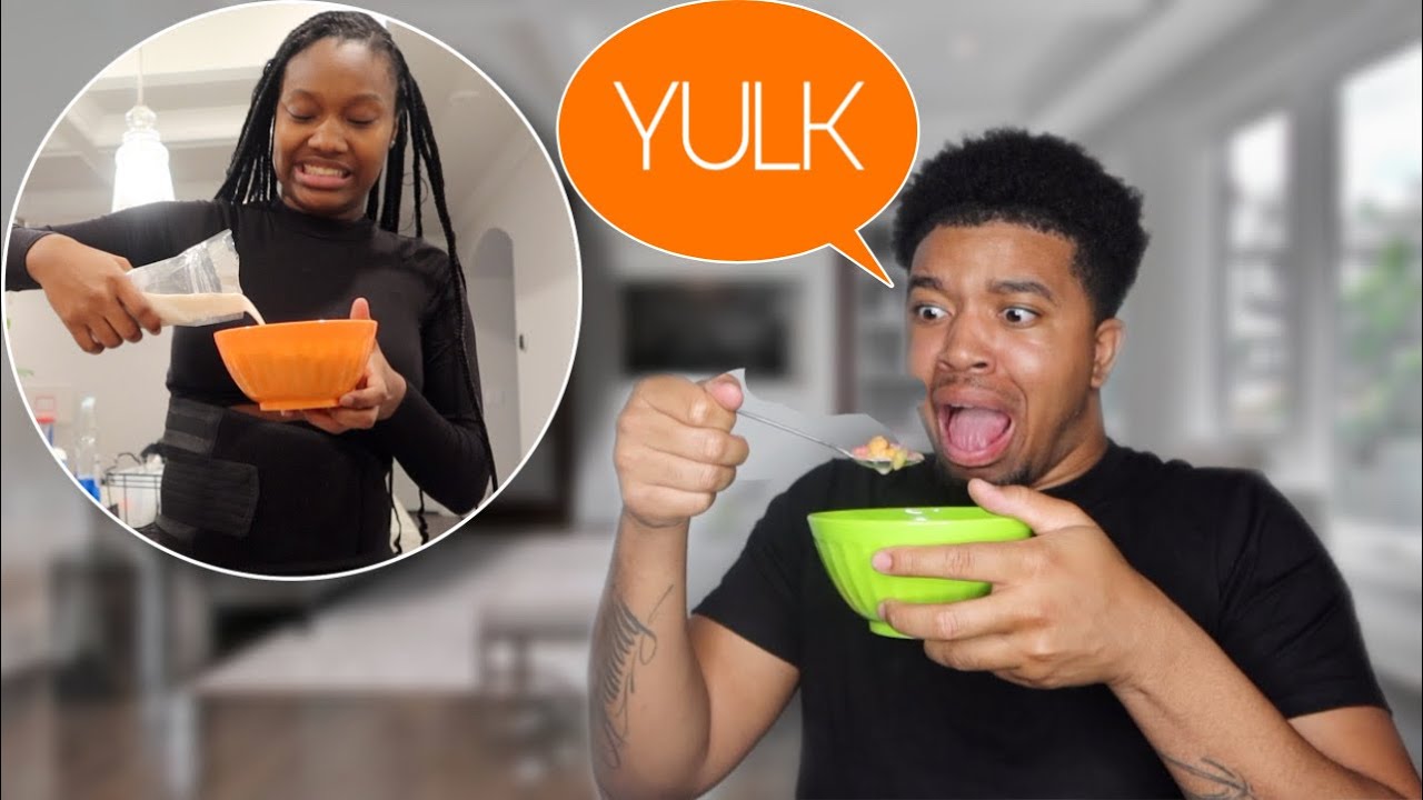 BREAST MILK IN CEREAL PRANK ON BOYFRIEND!! *HILARIOUS*