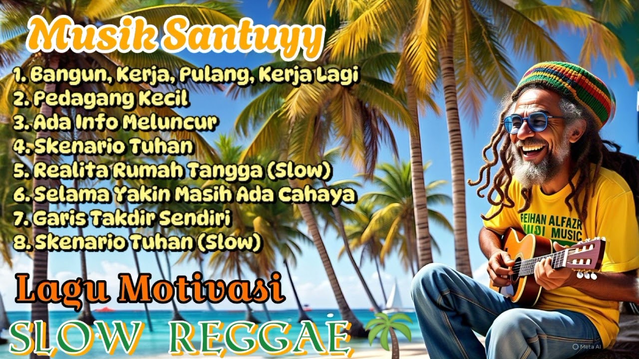 Kumpulan Musik Reggae 🌴 Musik Chill || Bangun Kerja, Tidur Mimpi Kerja !! 🌴🌻🎶