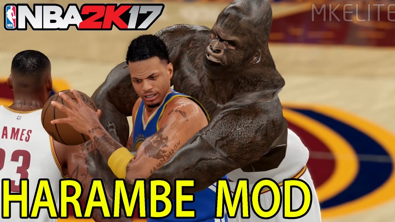 HARAMBE SIGNED BY CAVS - NBA 2K17 MOD HIGHLIGHTS - 60 FPS HD