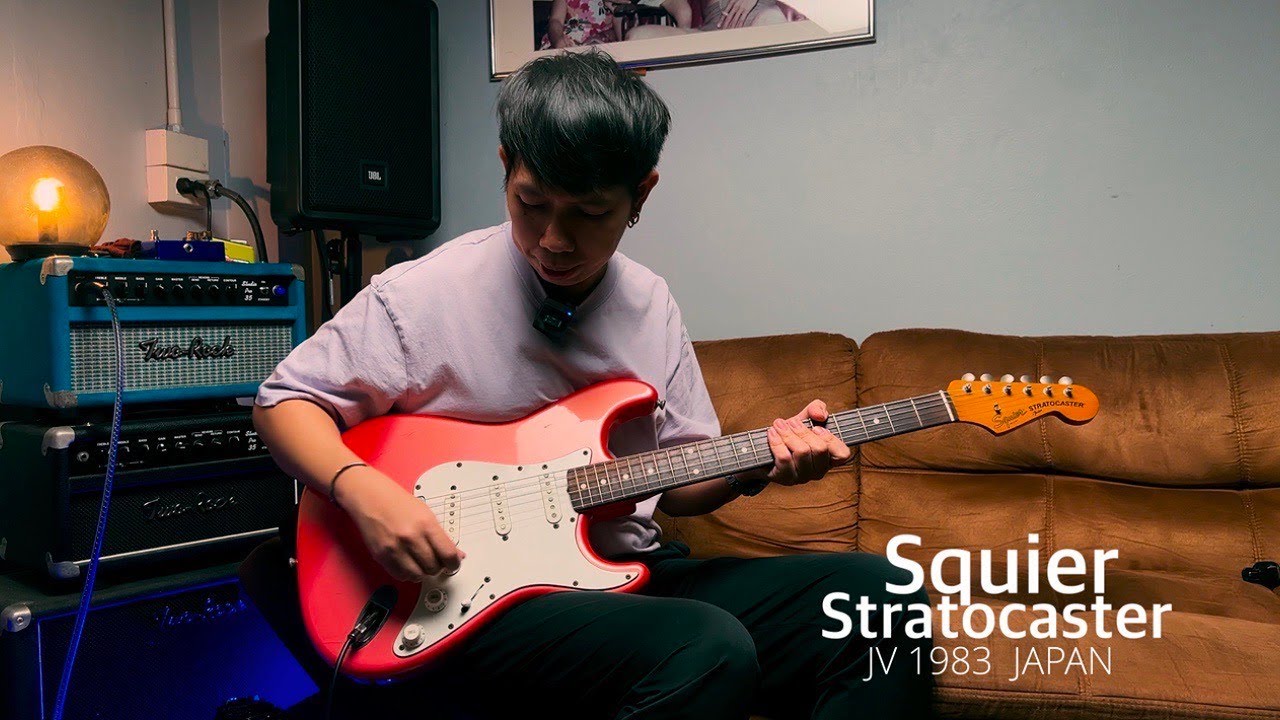 Squier  JV 1983 Stratocaster  Japan By Guitarcoach Shop