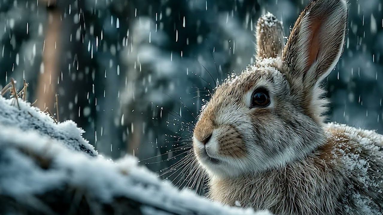 10 mins ❄️ Winter Stillness 🐇 ❄️ ✨ Mindful • Good Sleep • Relax • Peaceful • Meditation music ✨