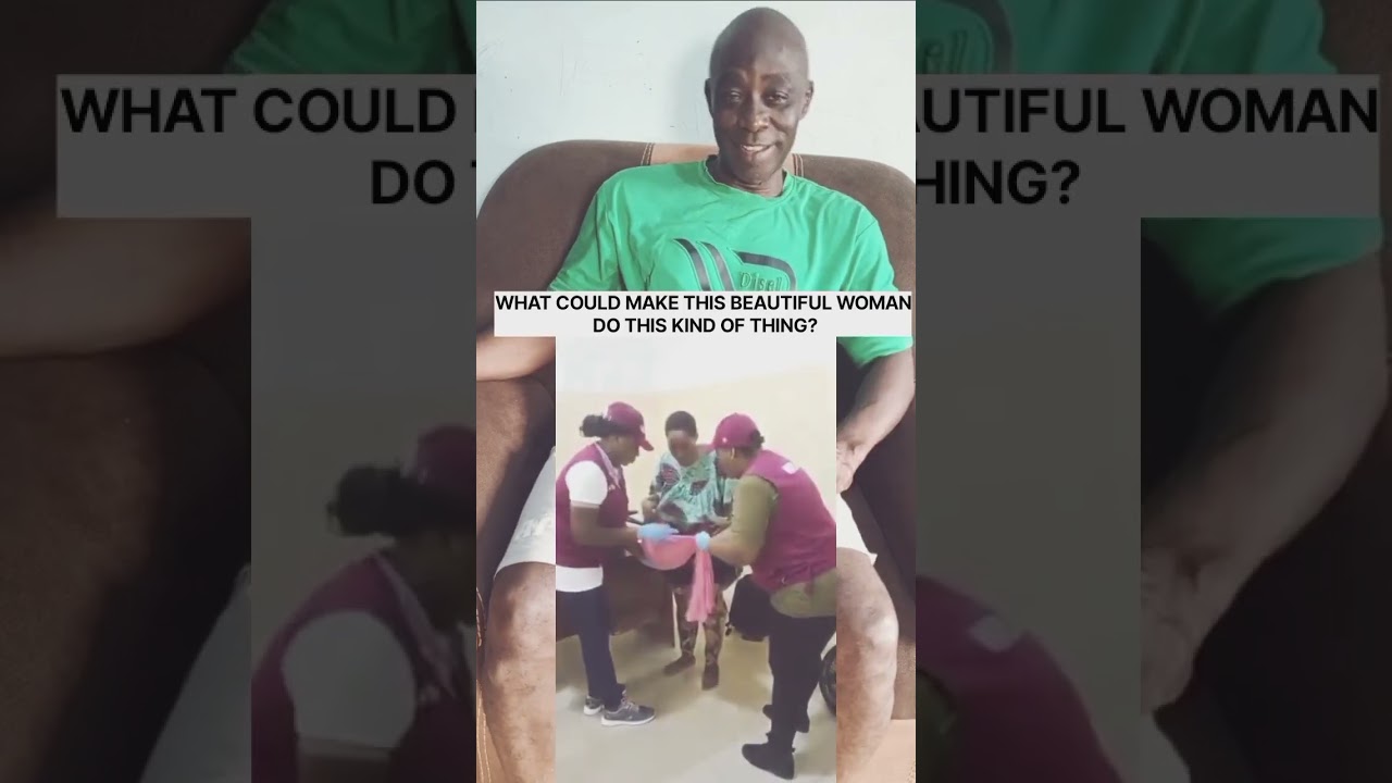What could make a beautiful woman do this kind of thing? Watch till the end 