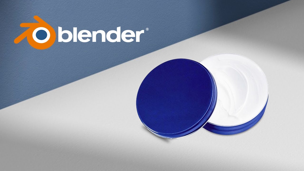 3D Modeling & Product Visualization | Facial Cream Tin Container