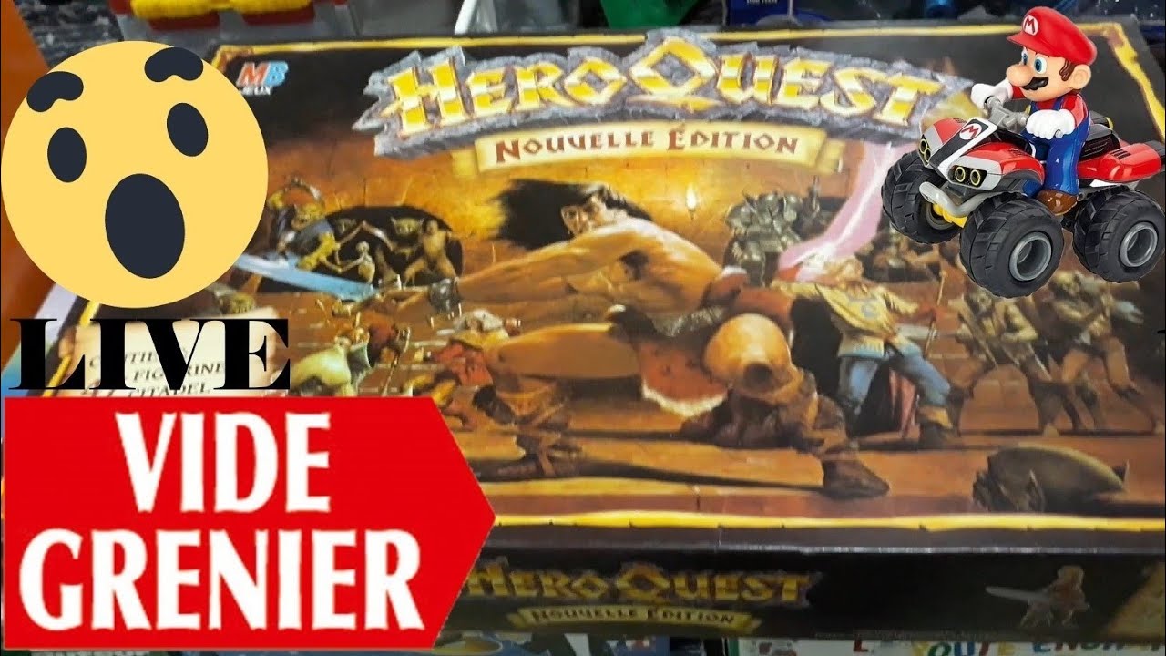 Vide Grenier Live - Du Jeux Vid&eacute;o, des goodies, un volant et un jeu de soci&eacute;t&eacute; vintage mythique ! ⚔️
