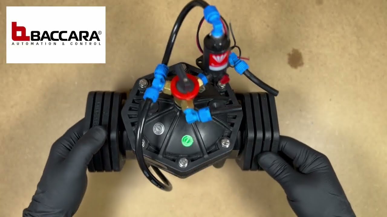 VÁLVULA G500 DE BACCARA CON SOLENOIDE Y REGULADOR DE PRESIÓN