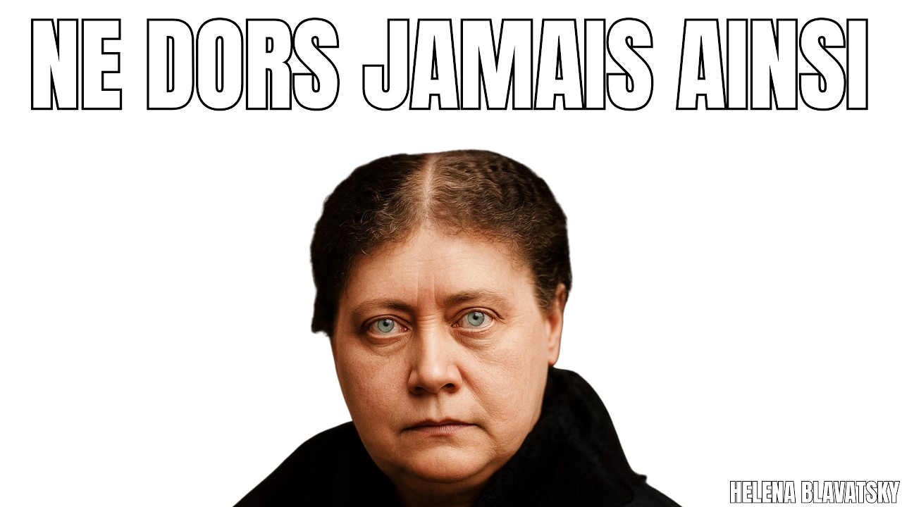 HELENA BLAVATSKY RÉVÈLE À QUOI IL FAUT PENSER AVANT DE DORMIR CAR CELA DÉCIDERA DE VOTRE PROCHAIN JO