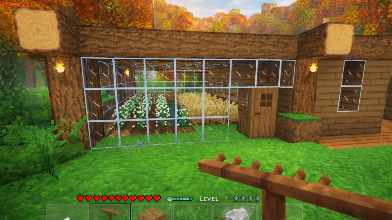 Eu construí uma estufa no survival craft 2 