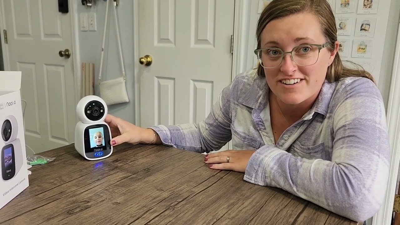 Noorio CL200 2K Two-Way Video Calling Camera: 1-Click Call, Color Night Vision & Auto Tracking!