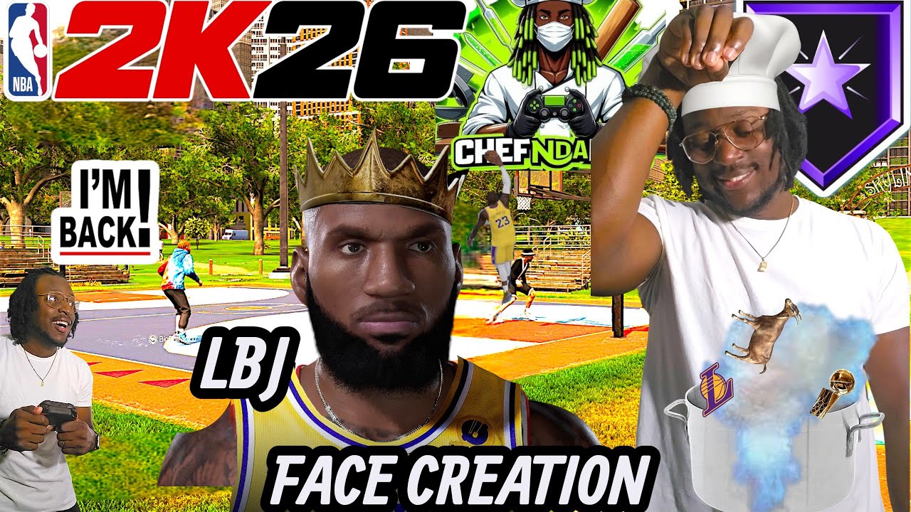 The Realest LeBron James NBA 2k26 Face Creation (Chef's Edition) 💪🏾🔥🔥