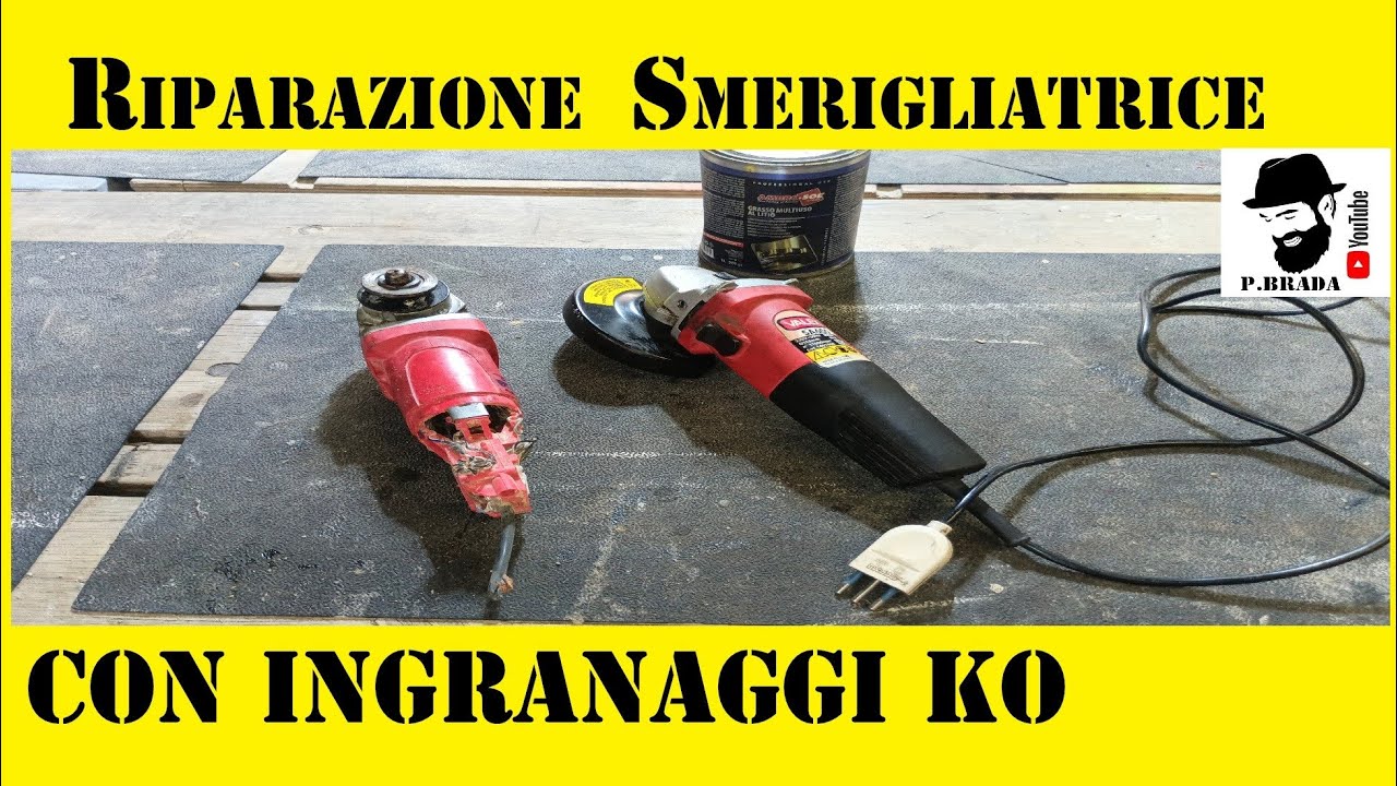 Riparazione Smerigliatrice Valex con ingranaggi consumati Fai da Te