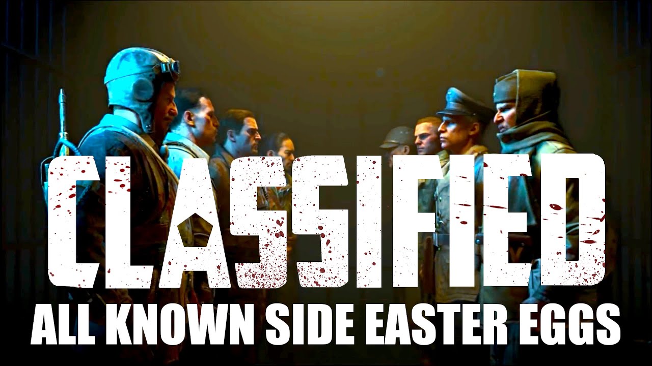 ALL SIDE EASTER EGGS - CLASSIFIED - BLACK OPS 4 ZOMBIES