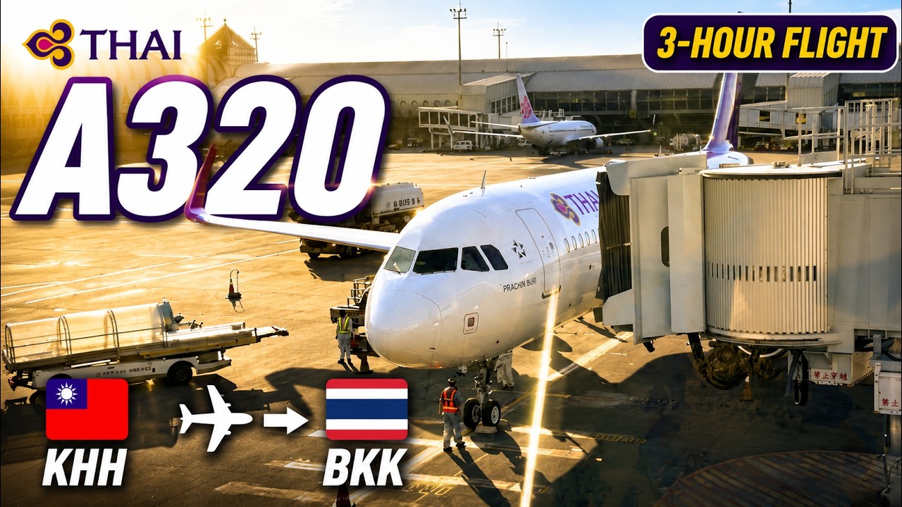 [TRIP REPORT] Thai Airways Airbus A320-200 (Economy Class) Kaohsiung - Bangkok Suvarnabhumi