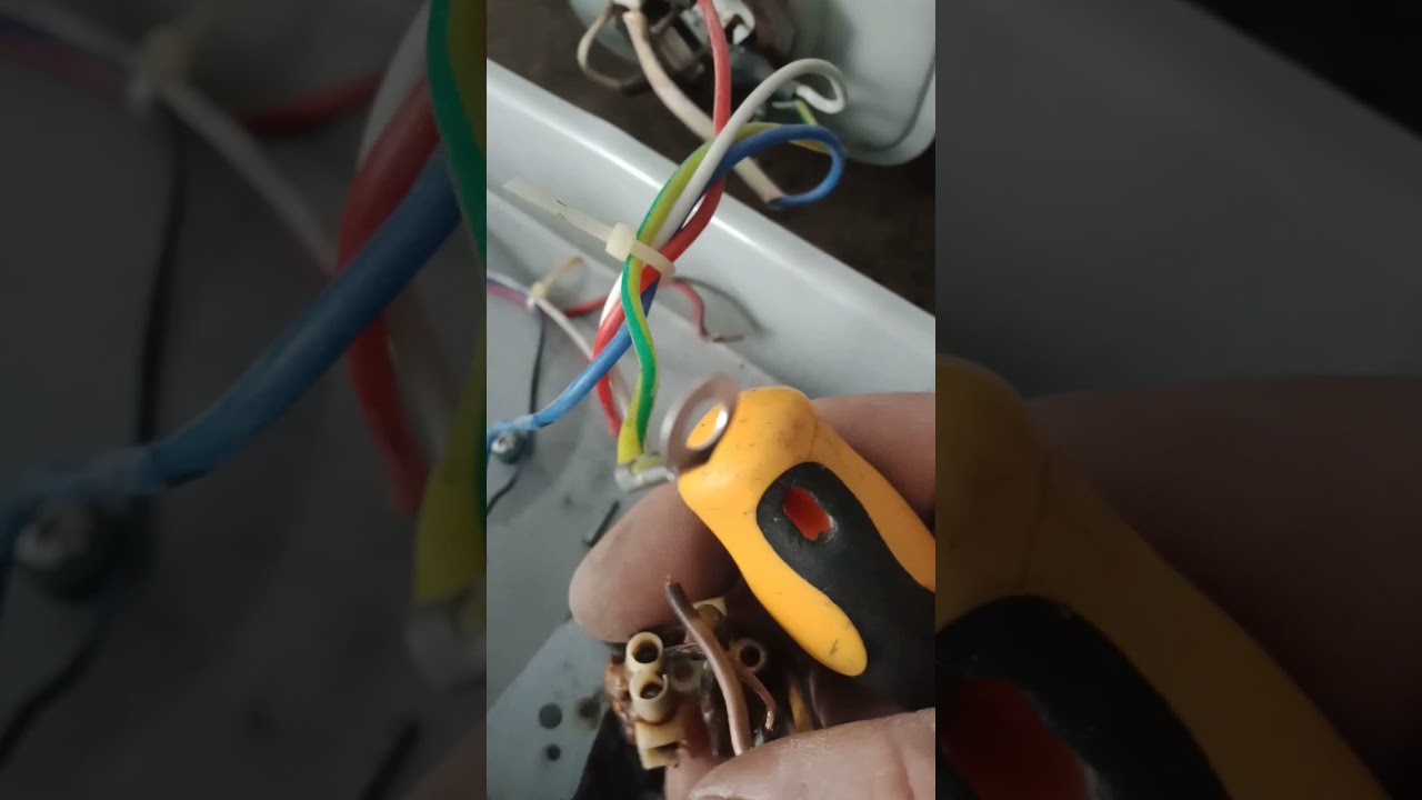 Réparation d'un radiateur à bain d'huile.