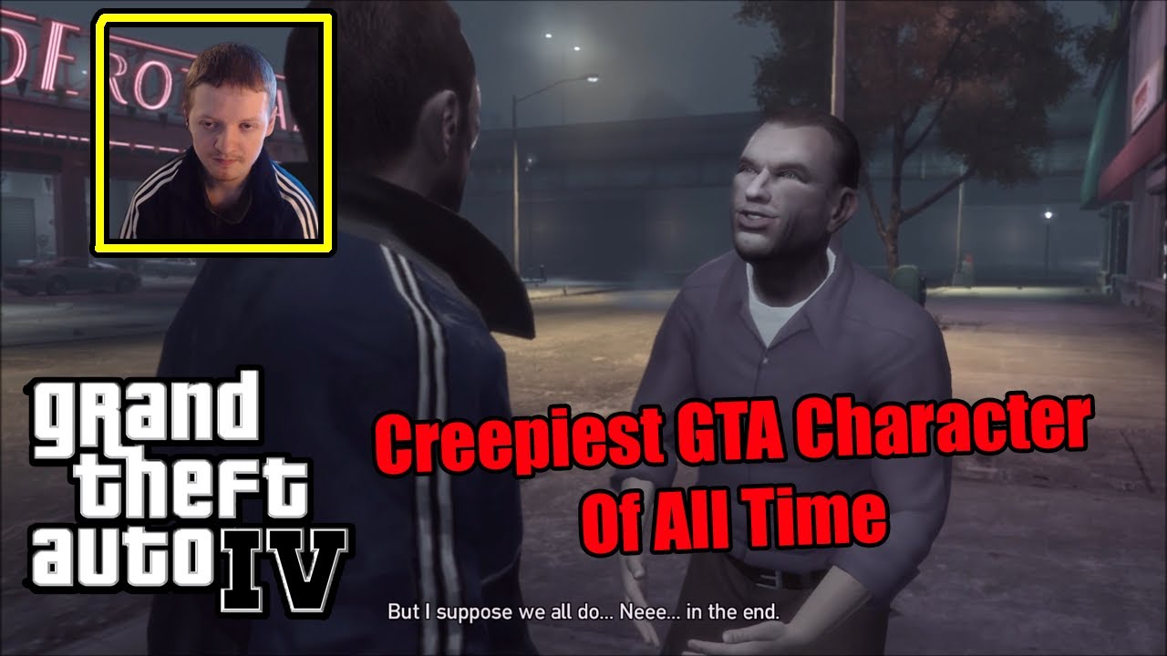 Eddie Low The Creepiest And Most Disturbing GTA Character Of All Time  -GTA 4 Random Stranger