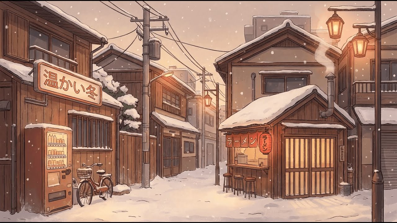 雪夜 (Snowy Night) ❄️ | Japanese Winter Anime Music Mix (1 Hour)