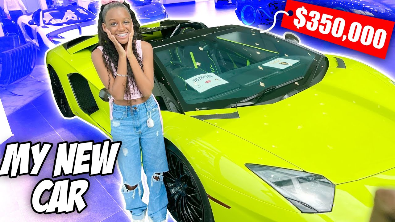 Come Shopping With Me For My First Car A Lamborghini