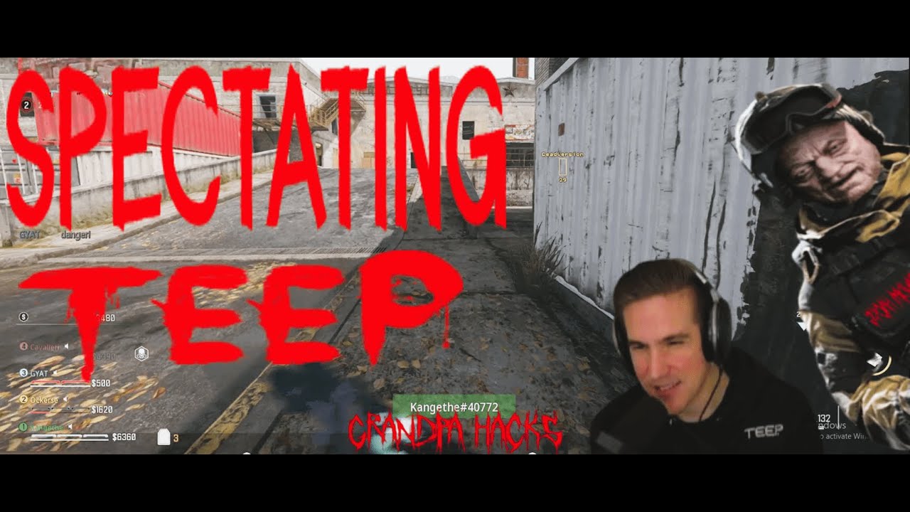 Spectating TeeP with WALL HACKS - COD WARZONE 3