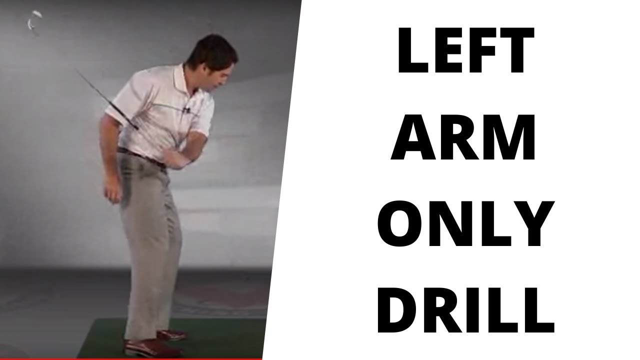 Improve Your Golf Swing with the 'left arm only' drill