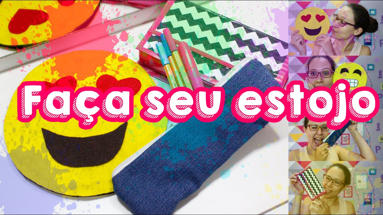 DIY - FAÇA SEU ESTOJO - Volta as Aulas - por Prih Gomes