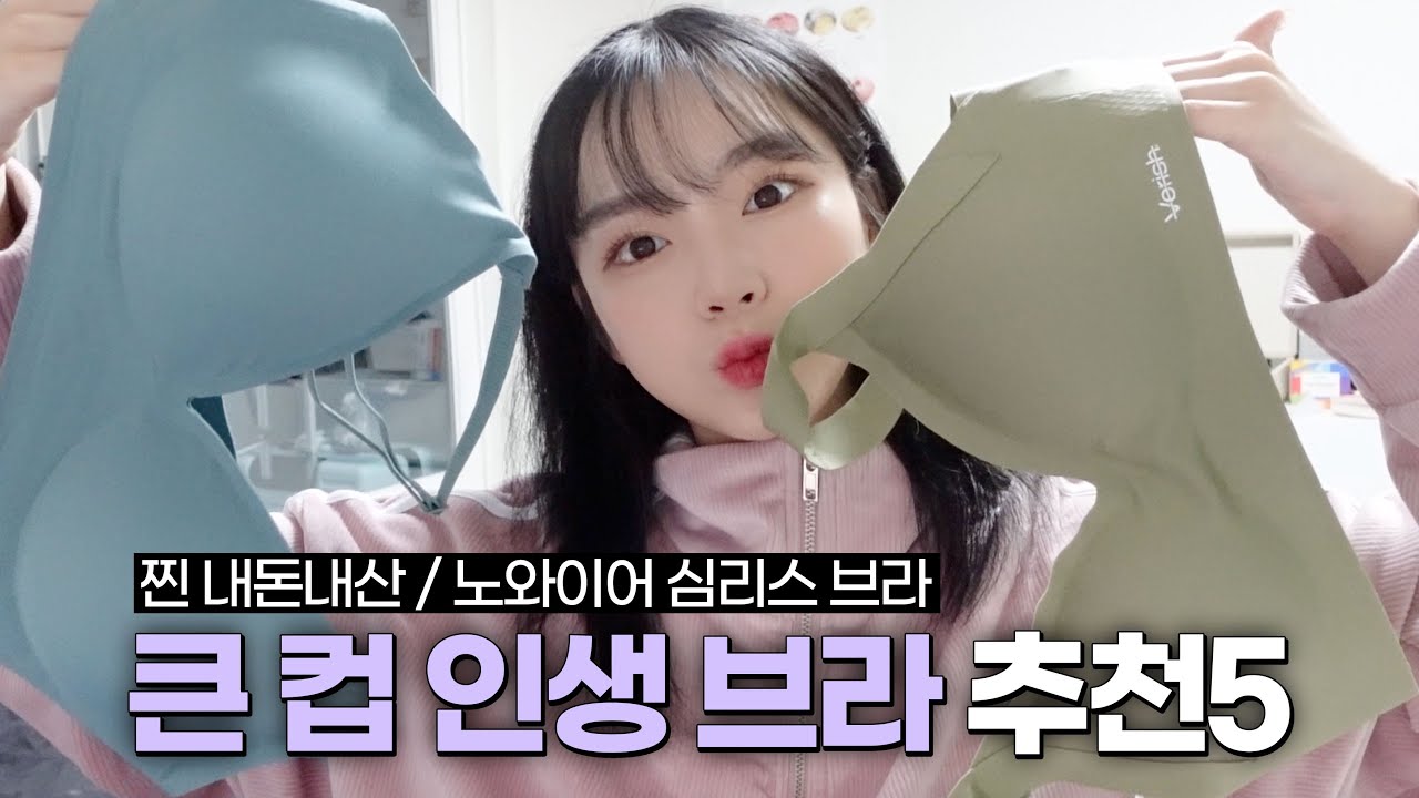 최애 브라자 추천 ✨ 내돈내산 인생 노와이어 브라 / 심리스 브라 추천 (ft. 큰가슴, 처진가슴, 벌어진가슴, 새가슴 등) D컵이상도 가능 🙆🏻‍♀️