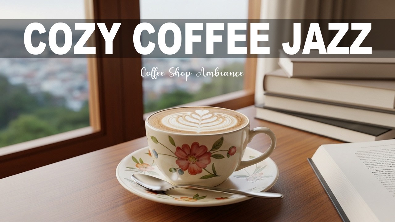 Cozy Coffee Jazz ☕ Coffee Shop Ambiance & Relaxing Jazz Music for Studying & Relaxing