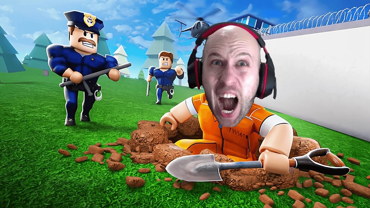 ברחתי מהכלא הכי מאובטח ברובלוקס בעזרת כפית ! | ⛏️Dig to Escape