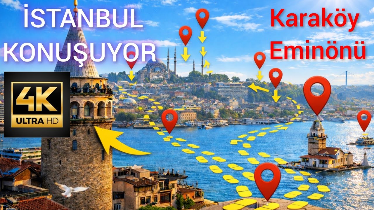 İstanbul Karaköy'den Eminönü'ne #walking 