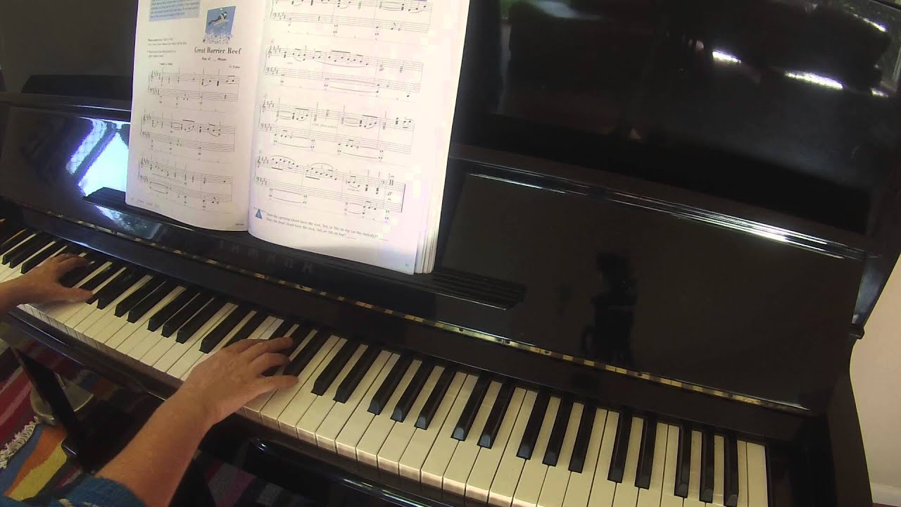 Great Barrier Reef  |  Piano Adventures lesson book level 4