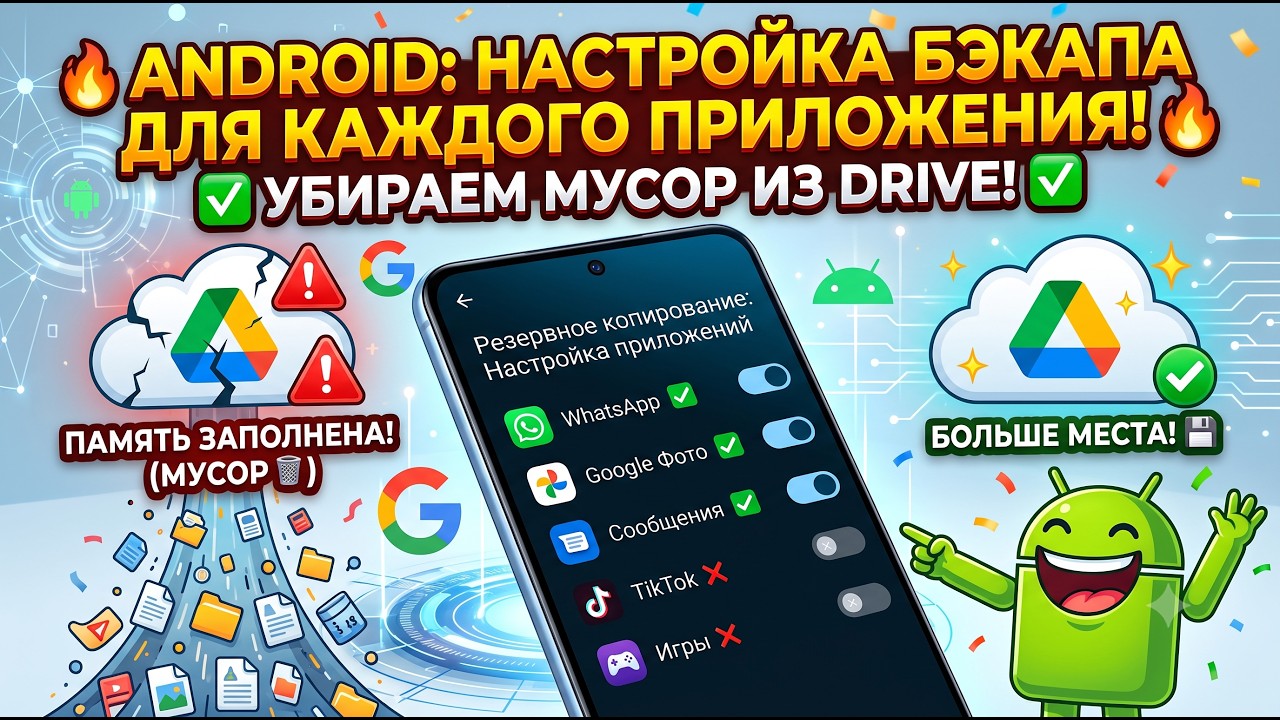 ХВАТИТ платить за облако! Индивидуальный бэкап приложений УЖЕ ЗДЕСЬ! 🔥