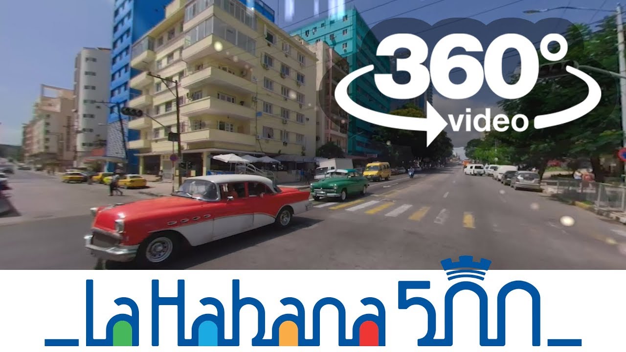 La Habana 500 - Avenida 23 - La Rampa - video 360 VR Cuba Havana #lahabana500 #avana #habana360