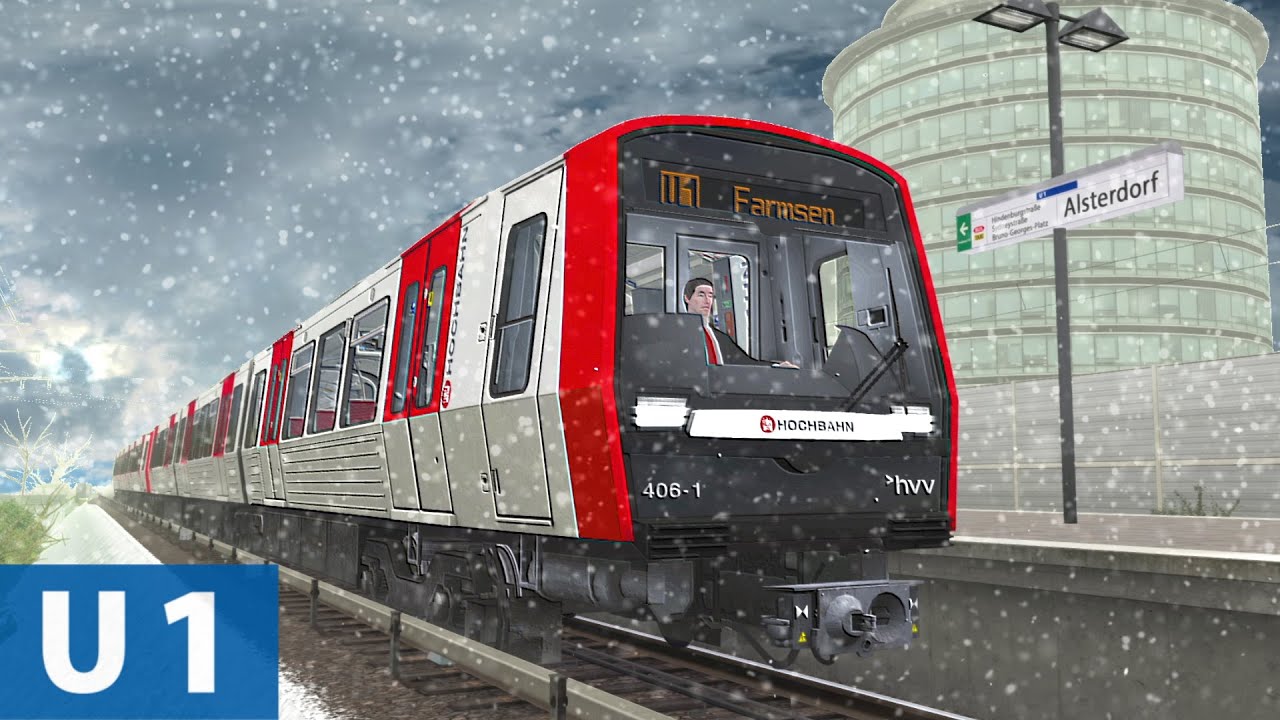 Train Simulator U Bahn Hamburg neue Ansagen & Logo 🚆 Let's Play TS Classic #09