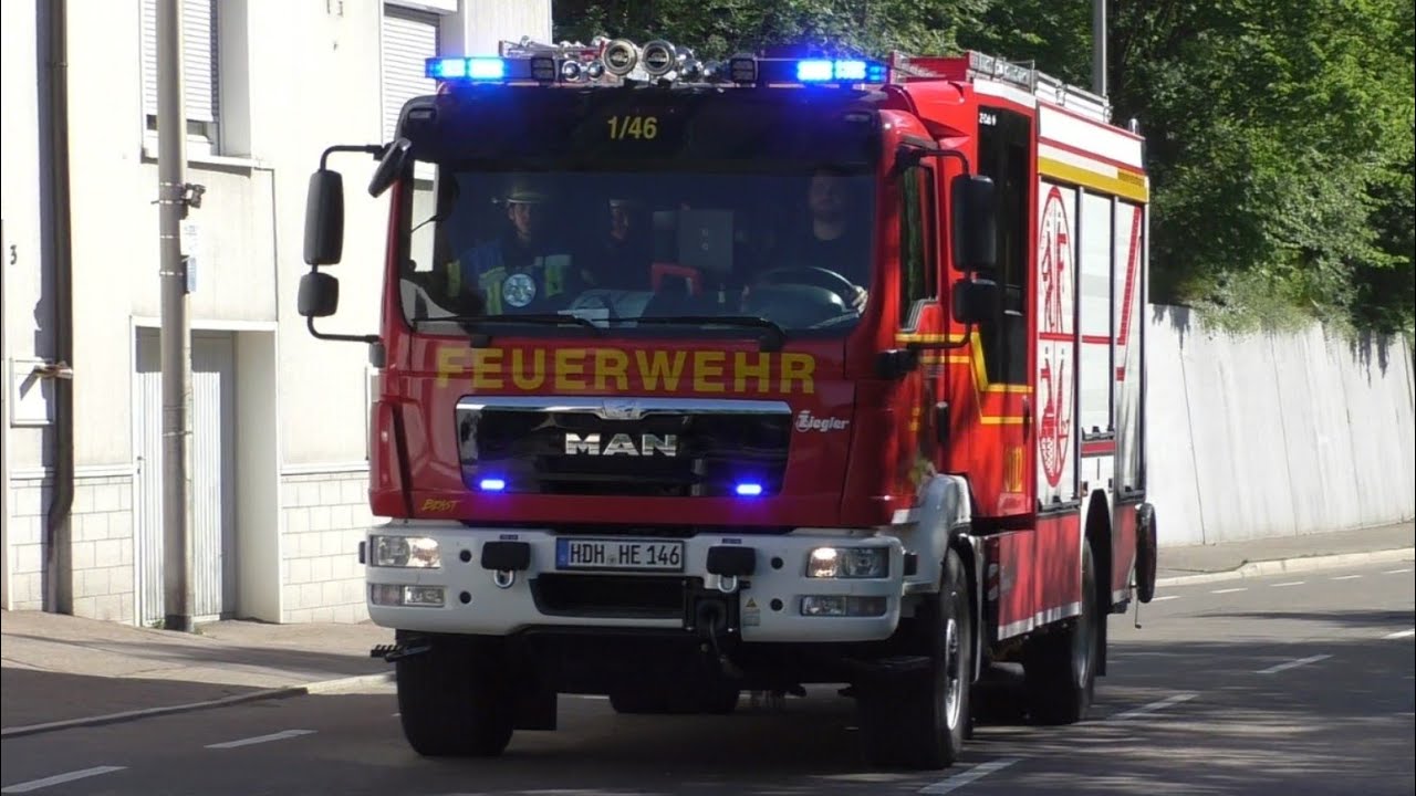 [VOLLALARM FF - BULLHORN!] Einsatzfahrten der gesamten Freiwilligen Feuerwehr Herbrechtingen