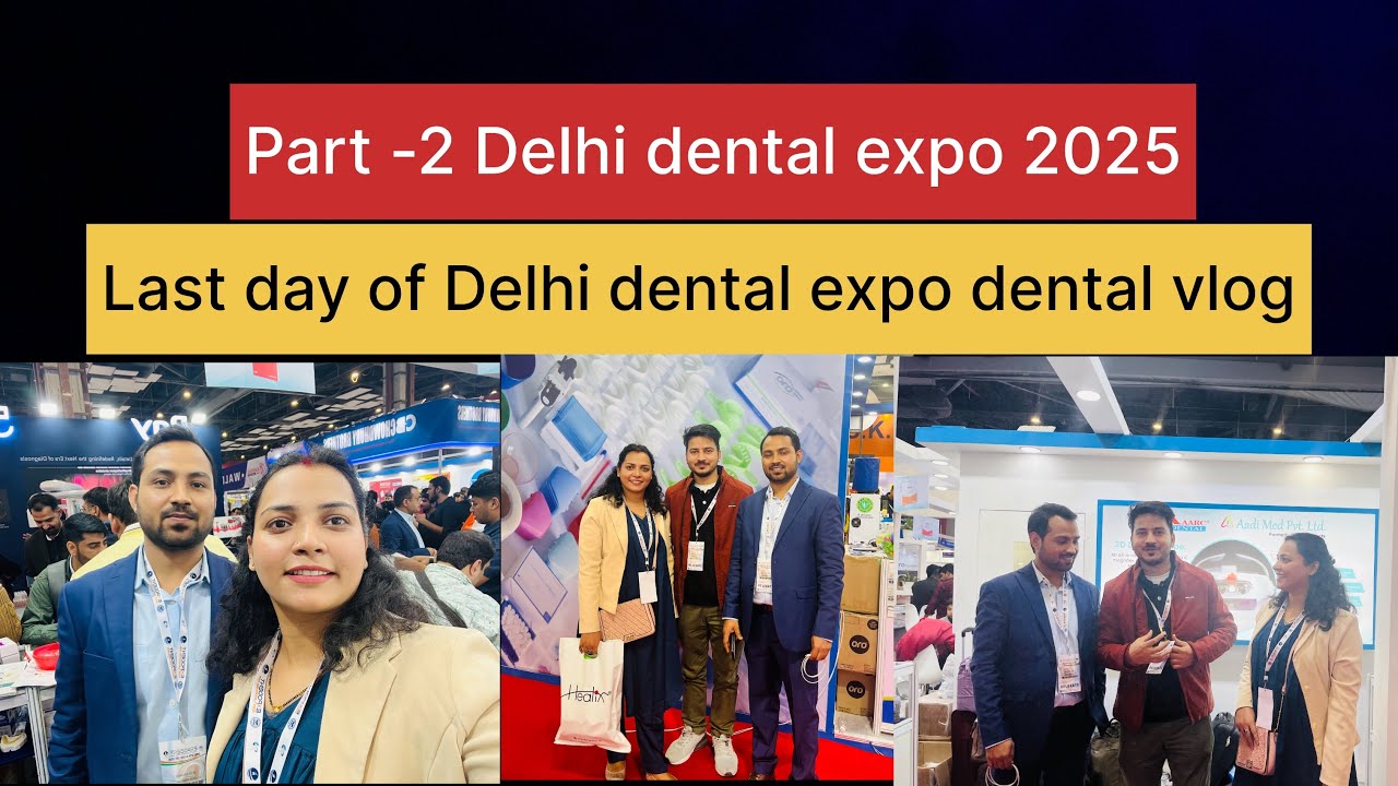 Last day of Delhi dental expo 2025 #marriedlife #doctor #dentistdoctor #dental expo#2025