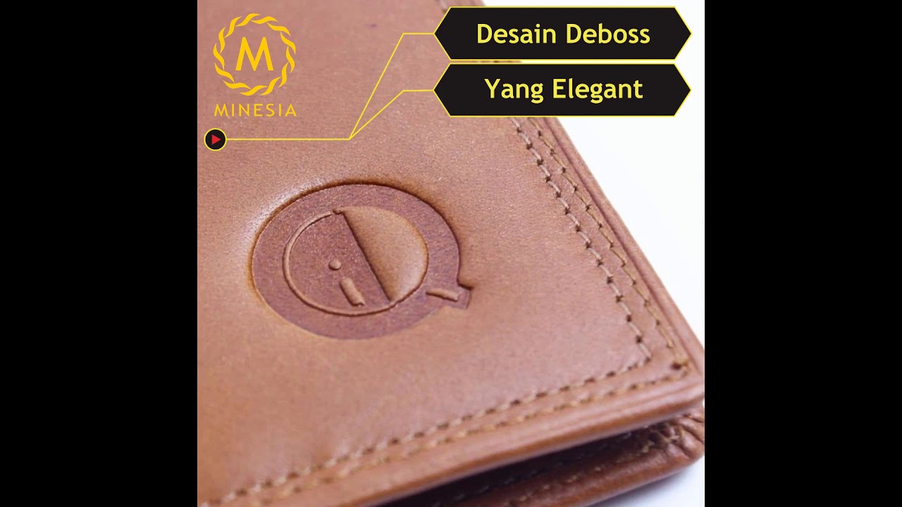 Qi - Dompet Pria Kulit Sapi Asli Super Premium Classic Dan Simple Dengan 16 Slot Kartu - 3