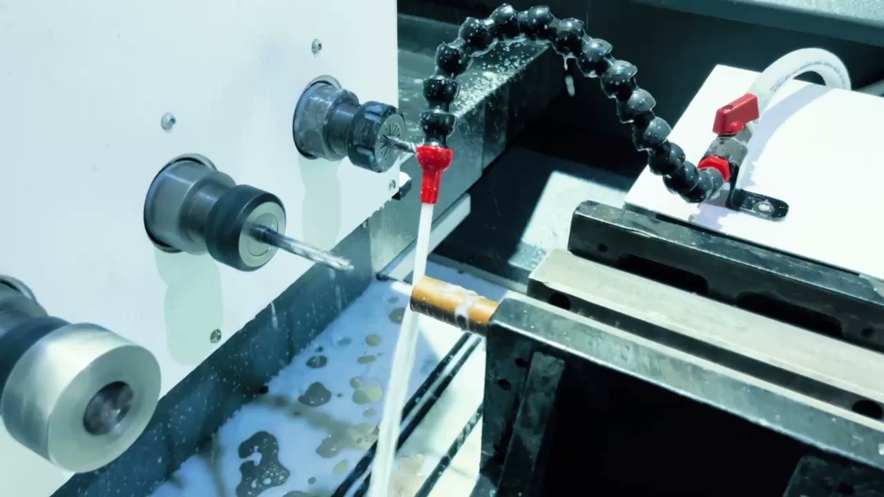 facing&centring with drilling and tapping machin Saft drilling, facing and taping machine automatic